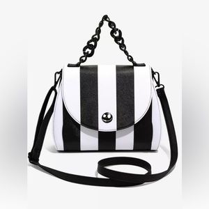 Loungefly x The Nightmare Before Christmas Striped Crossbody Bag